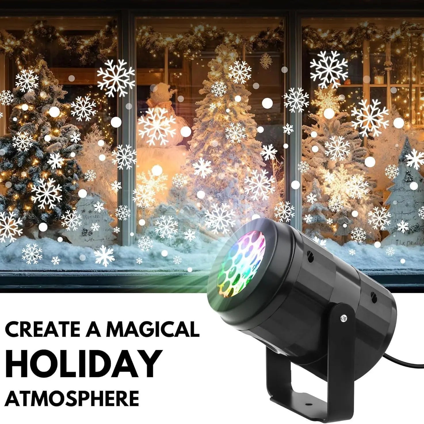 SnowGlow Projector – Édition LED Ambiance