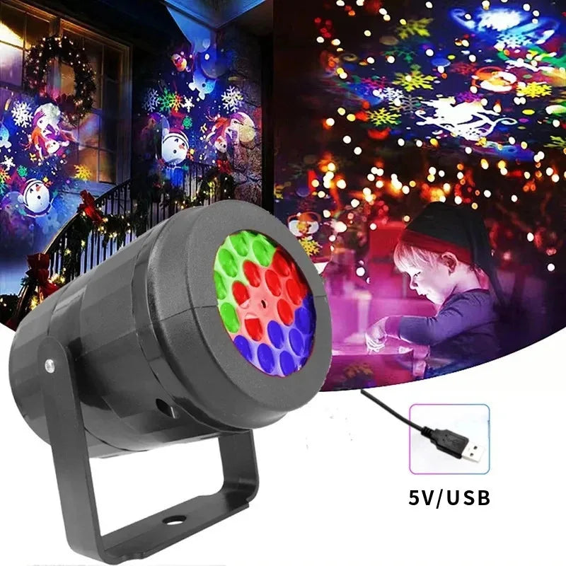 SnowGlow Projector – Édition LED Ambiance