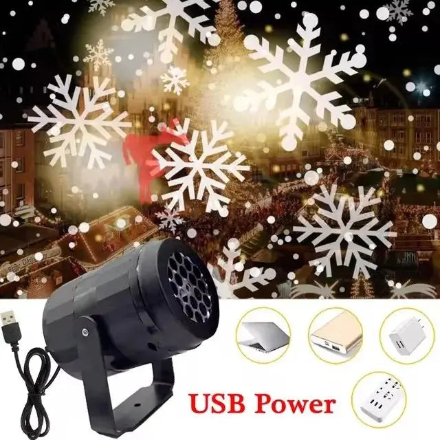 SnowGlow Projector – Édition LED Ambiance